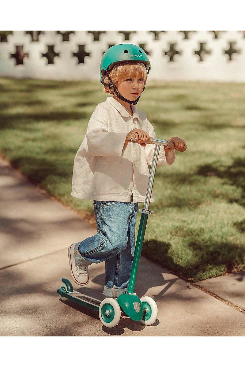 Scooter vintage banwood - groen van Banwood | Kids Conceptstore Le Fanfare