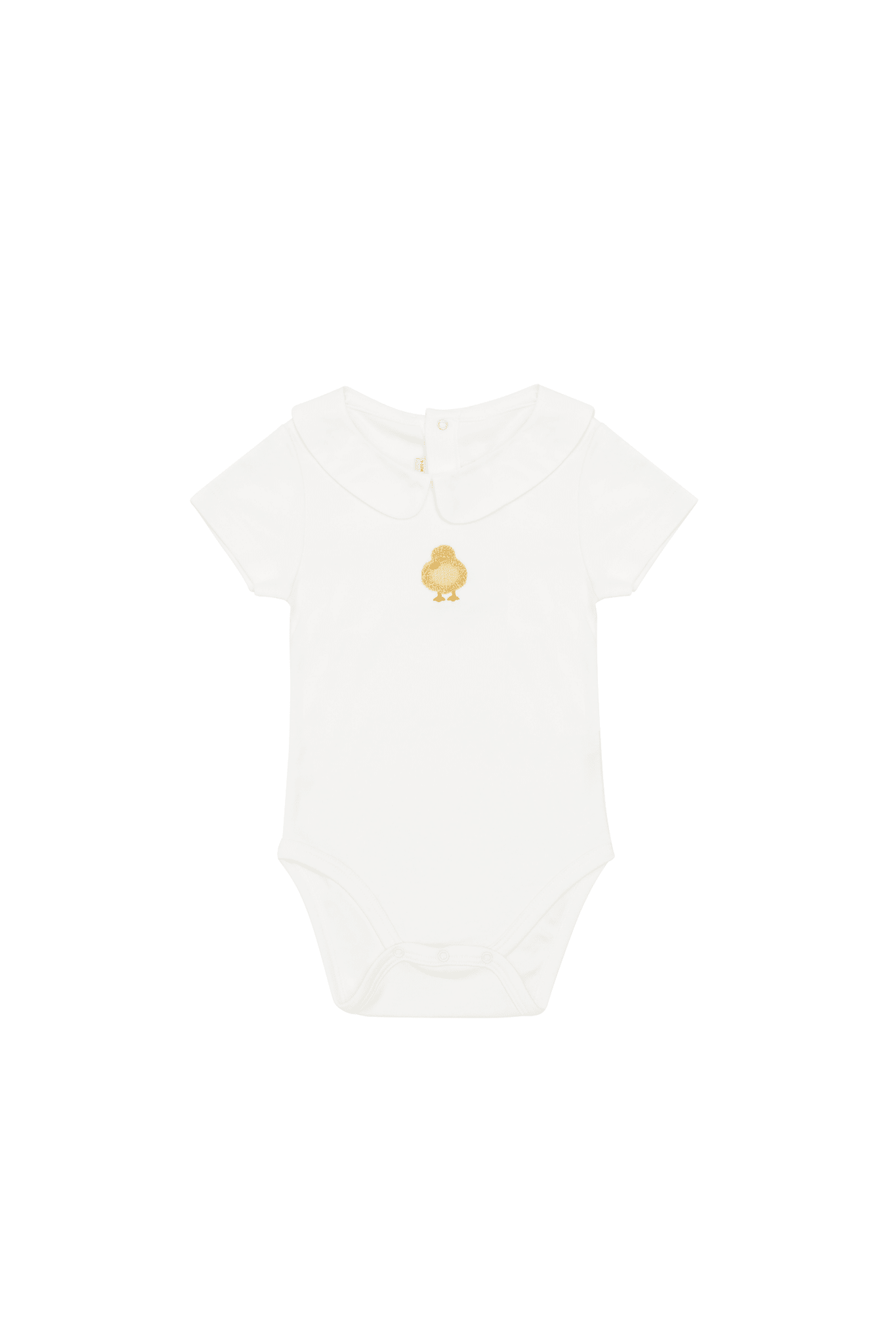 Scott Bodysuit - Duckling - Off White van Donsje Amsterdam | Kids Conceptstore Le Fanfare