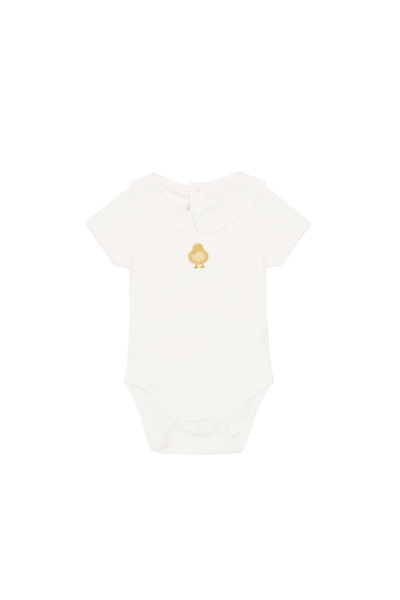 Scott Bodysuit - Duckling - Off White van Donsje Amsterdam | Kids Conceptstore Le Fanfare