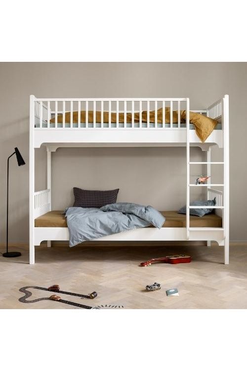 Seaside Classic bunk bed 90x200 cm w. slant ladder van Oliver Furniture | Kids Conceptstore Le Fanfare