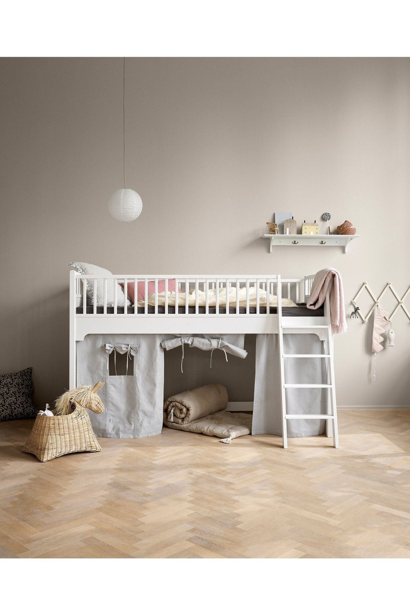 Seaside Classic low loft bed 90x200 cm van Oliver Furniture | Kids Conceptstore Le Fanfare