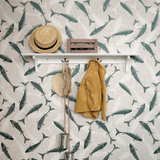 Seaside shelf with hooks, 60cm van Oliver Furniture | Kids Conceptstore Le Fanfare