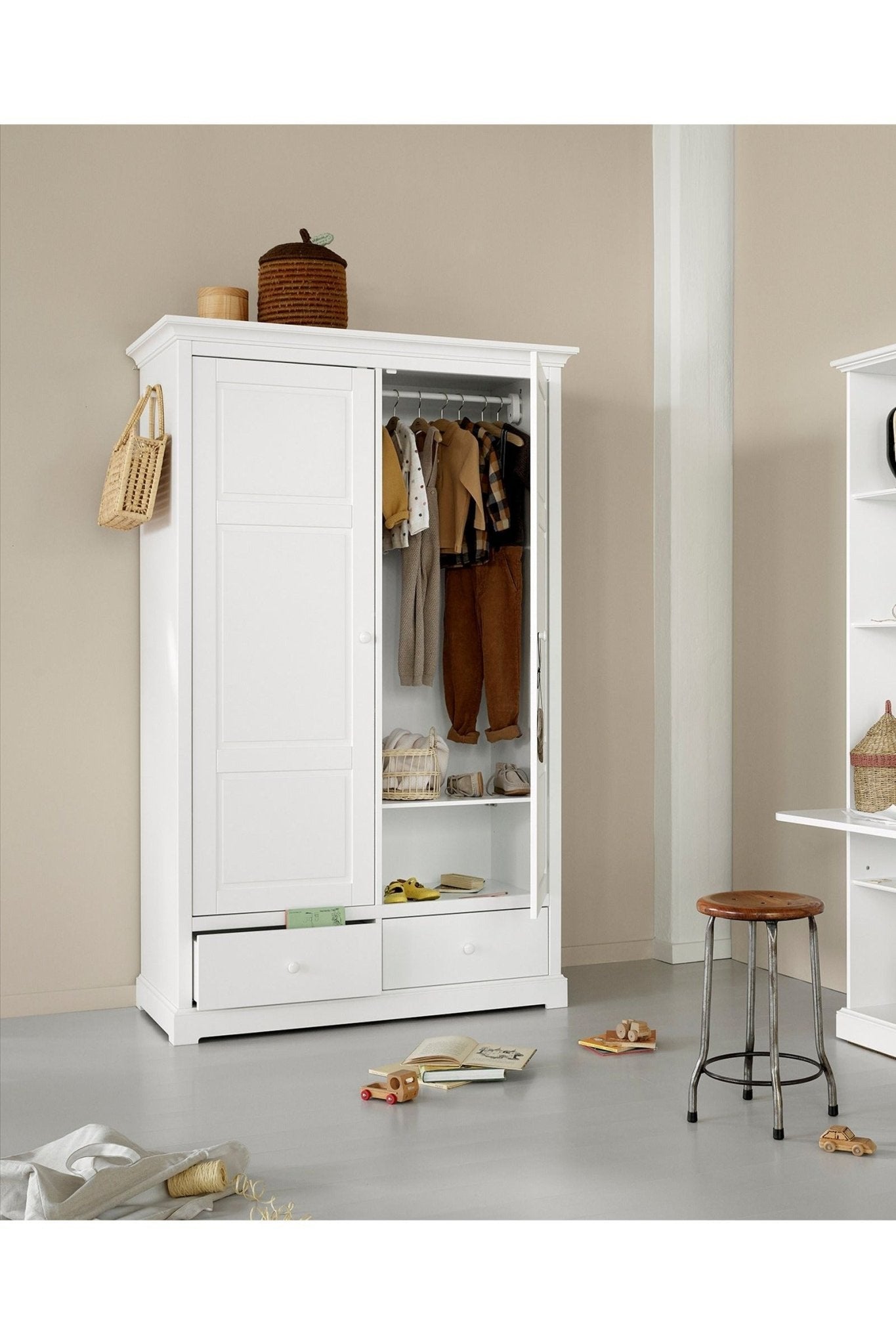 Seaside Wardrobe 2 doors van Oliver Furniture | Kids Conceptstore Le Fanfare
