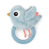 Sensory rattle w/teether | Birdee - Blue van Done by Deer | Kids Conceptstore Le Fanfare