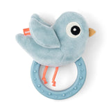 Sensory rattle w/teether | Birdee - Blue van Done by Deer | Kids Conceptstore Le Fanfare