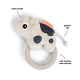 Sensory rattle w/teether | Dotti - Sand van Done by Deer | Kids Conceptstore Le Fanfare
