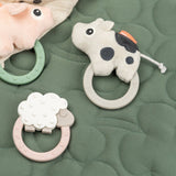 Sensory rattle w/teether | Dotti - Sand van Done by Deer | Kids Conceptstore Le Fanfare