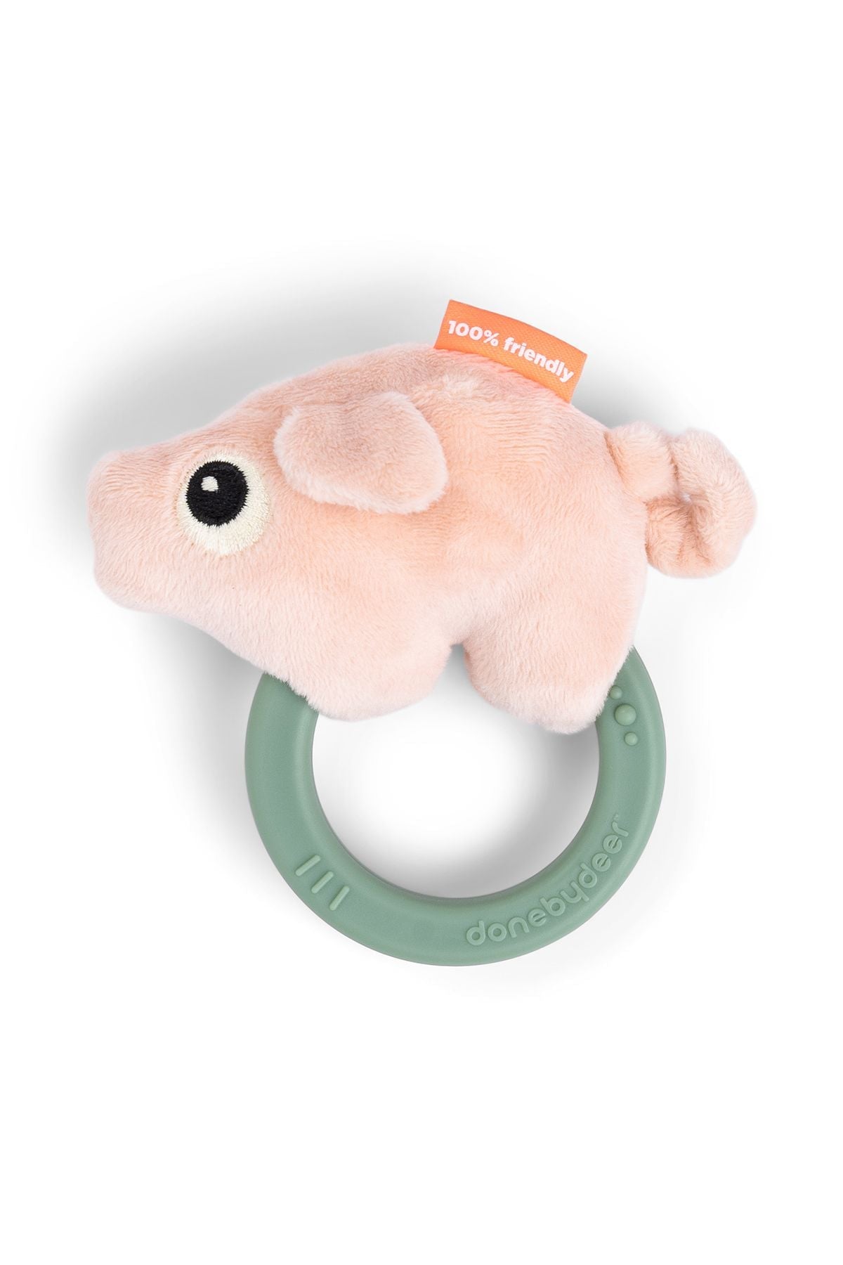 Sensory rattle w/teether | Pigee - Colour mix van Done by Deer | Kids Conceptstore Le Fanfare