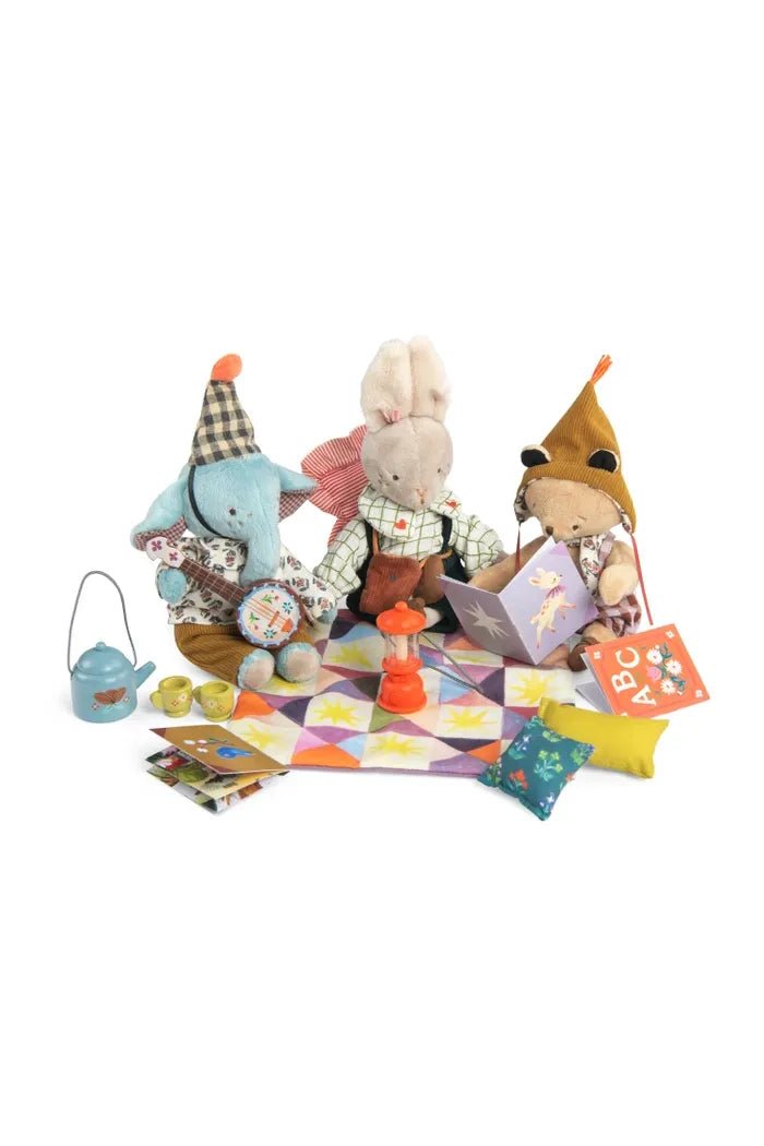 Set het verhalenhoekje - Les Minouchkas van Moulin Roty | Kids Conceptstore Le Fanfare