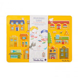 Set tekensjablonen Stad voertuigen Aujourd'hui c'est mercredi van Moulin Roty | Kids Conceptstore Le Fanfare