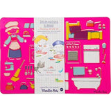 Set tekensjablonen thuis Aujourd'hui c'est mercredi van Moulin Roty | Kids Conceptstore Le Fanfare