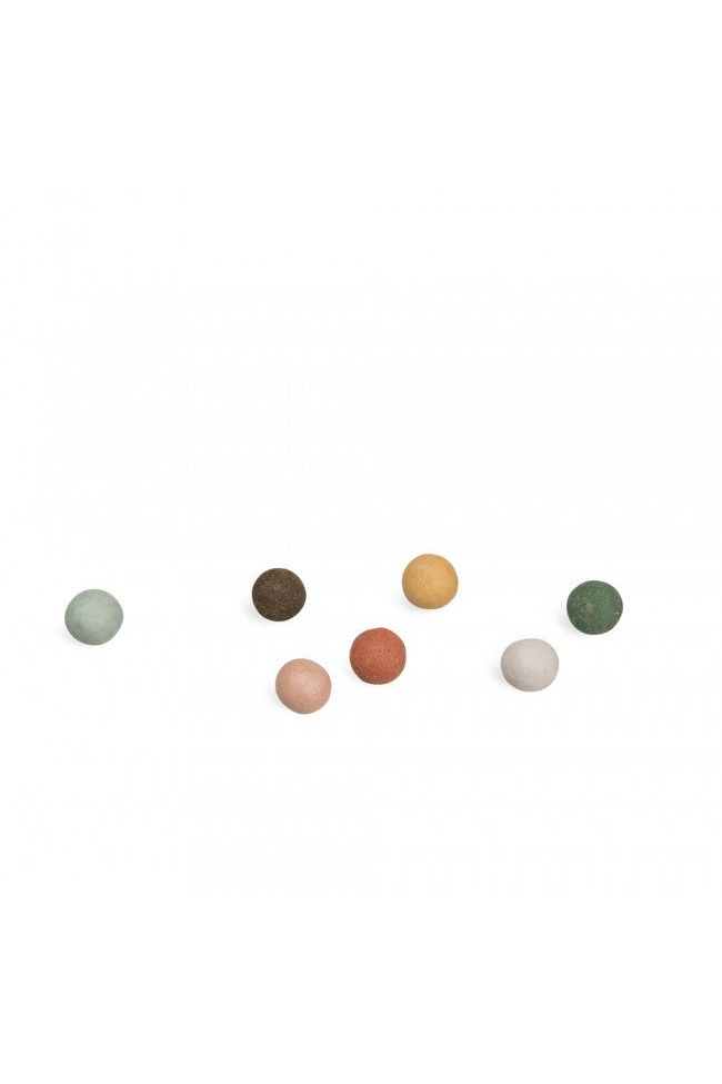 Set van 7 zaadbommetjes Le Jardin du Moulin van Moulin Roty | Kids Conceptstore Le Fanfare