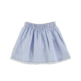 Piupiuchick Short Skirt Light Blue Soft Denim