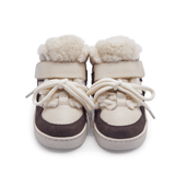 Sicco Sneakers - Dark Brown Nubuck van Donsje Amsterdam | Kids Conceptstore Le Fanfare