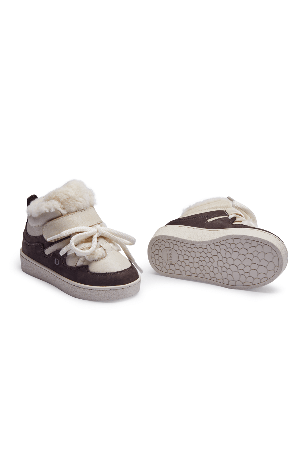 Sicco Sneakers - Dark Brown Nubuck van Donsje Amsterdam | Kids Conceptstore Le Fanfare