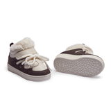 Sicco Sneakers - Dark Brown Nubuck van Donsje Amsterdam | Kids Conceptstore Le Fanfare