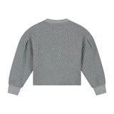 Sien Sweater - Grey Melange van Charlie Petite | Kids Conceptstore Le Fanfare