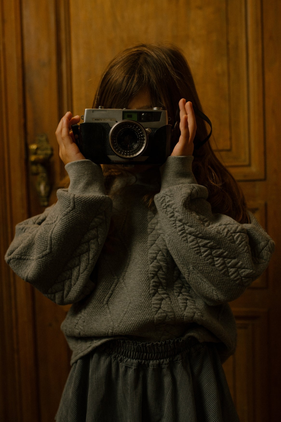 Sien Sweater - Grey Melange van Charlie Petite | Kids Conceptstore Le Fanfare