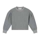 Sien Sweater - Grey Melange van Charlie Petite | Kids Conceptstore Le Fanfare
