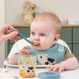 Silicone bib | Dotti - Blue van Done by Deer | Kids Conceptstore Le Fanfare