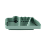 Silicone Stick&Stay snack plate | Croco - Green van Done by Deer | Kids Conceptstore Le Fanfare
