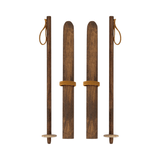 Ski And Ski Poles, Mum & Dad Mouse van Maileg | Kids Conceptstore Le Fanfare