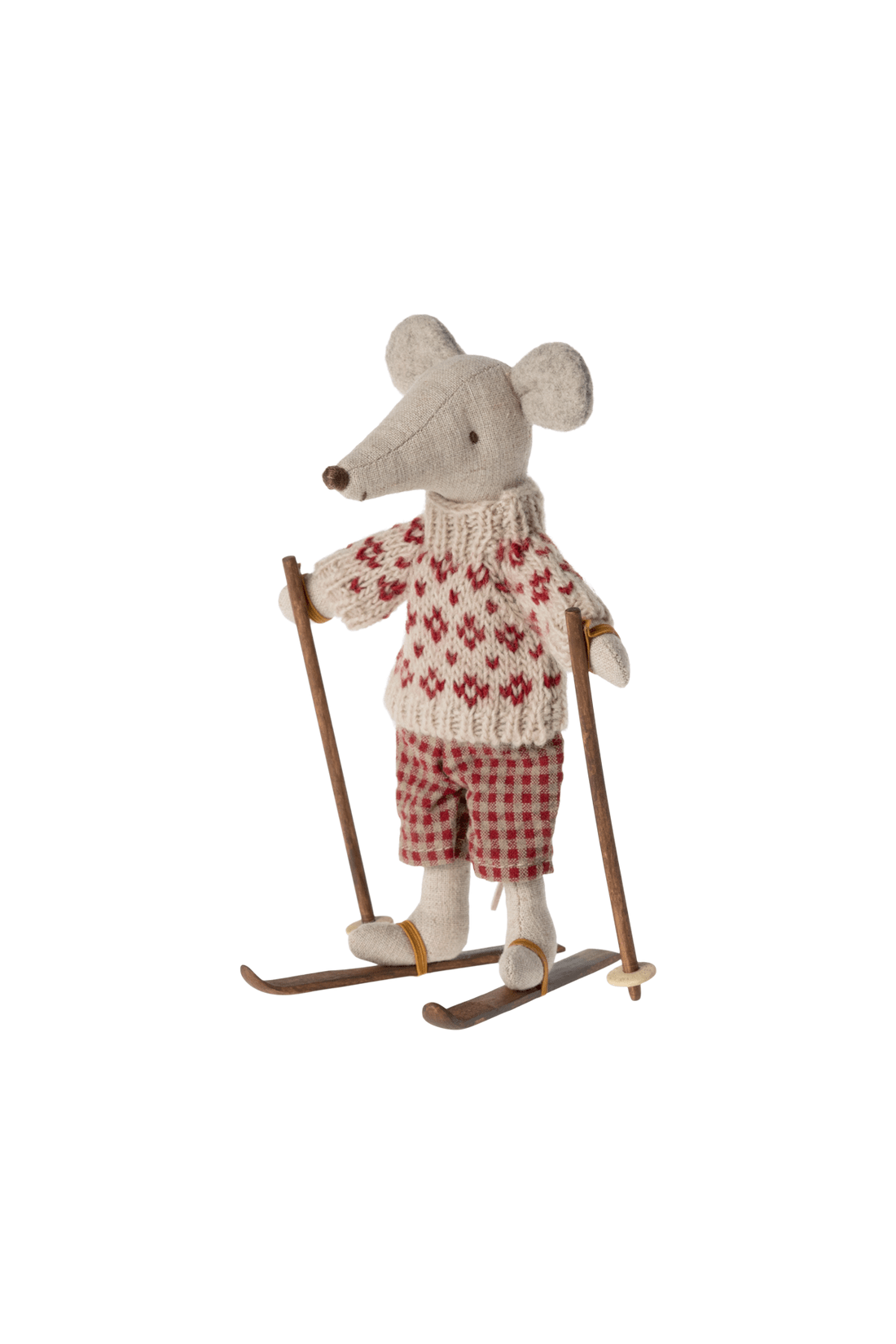 Ski And Ski Poles, Mum & Dad Mouse van Maileg | Kids Conceptstore Le Fanfare