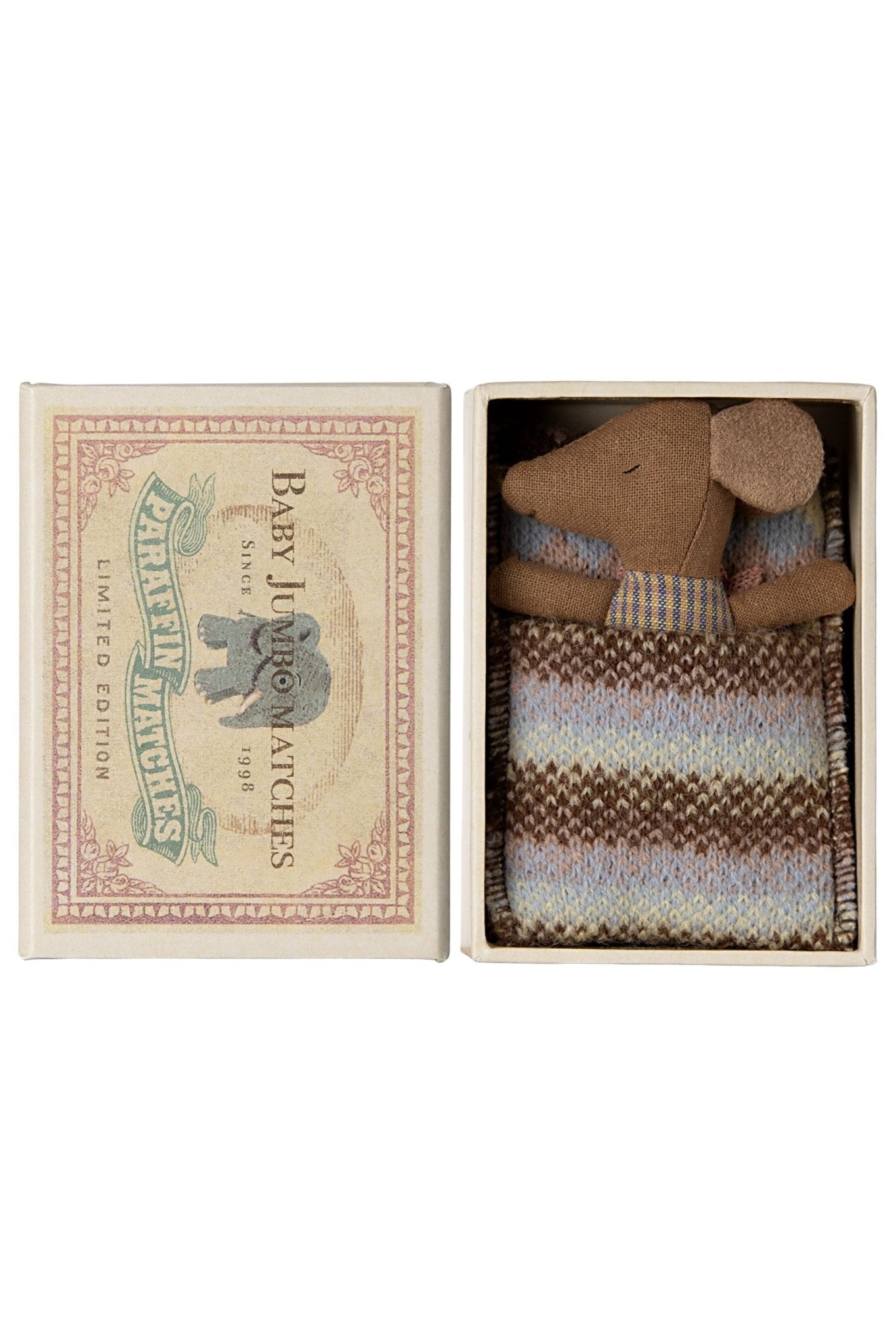 Sleepy Wakey Baby Mouse In Matchbox - Rose van Maileg | Kids Conceptstore Le Fanfare