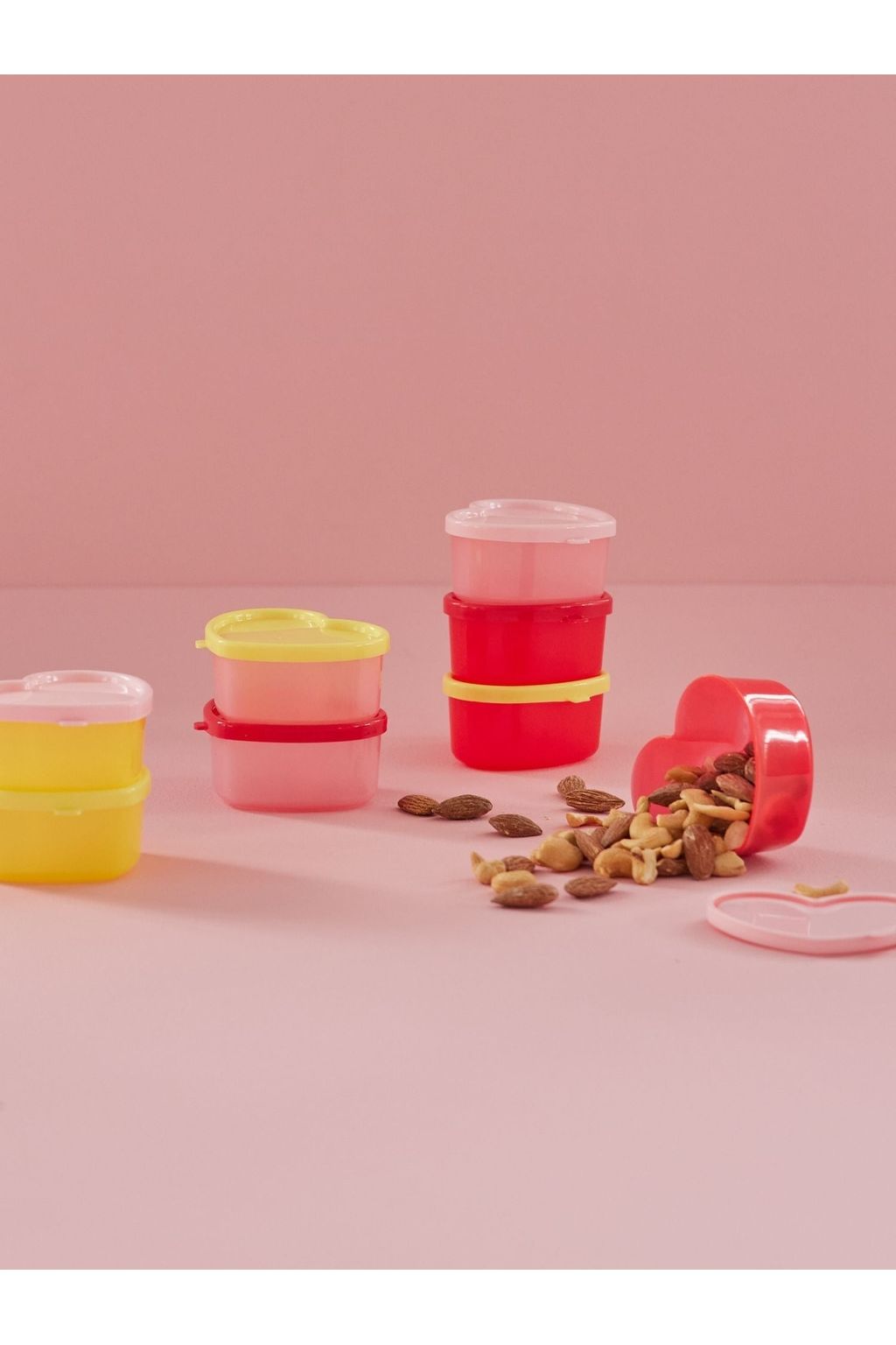 Small Heart Food Boxes - Multicolor van Rice | Kids Conceptstore Le Fanfare
