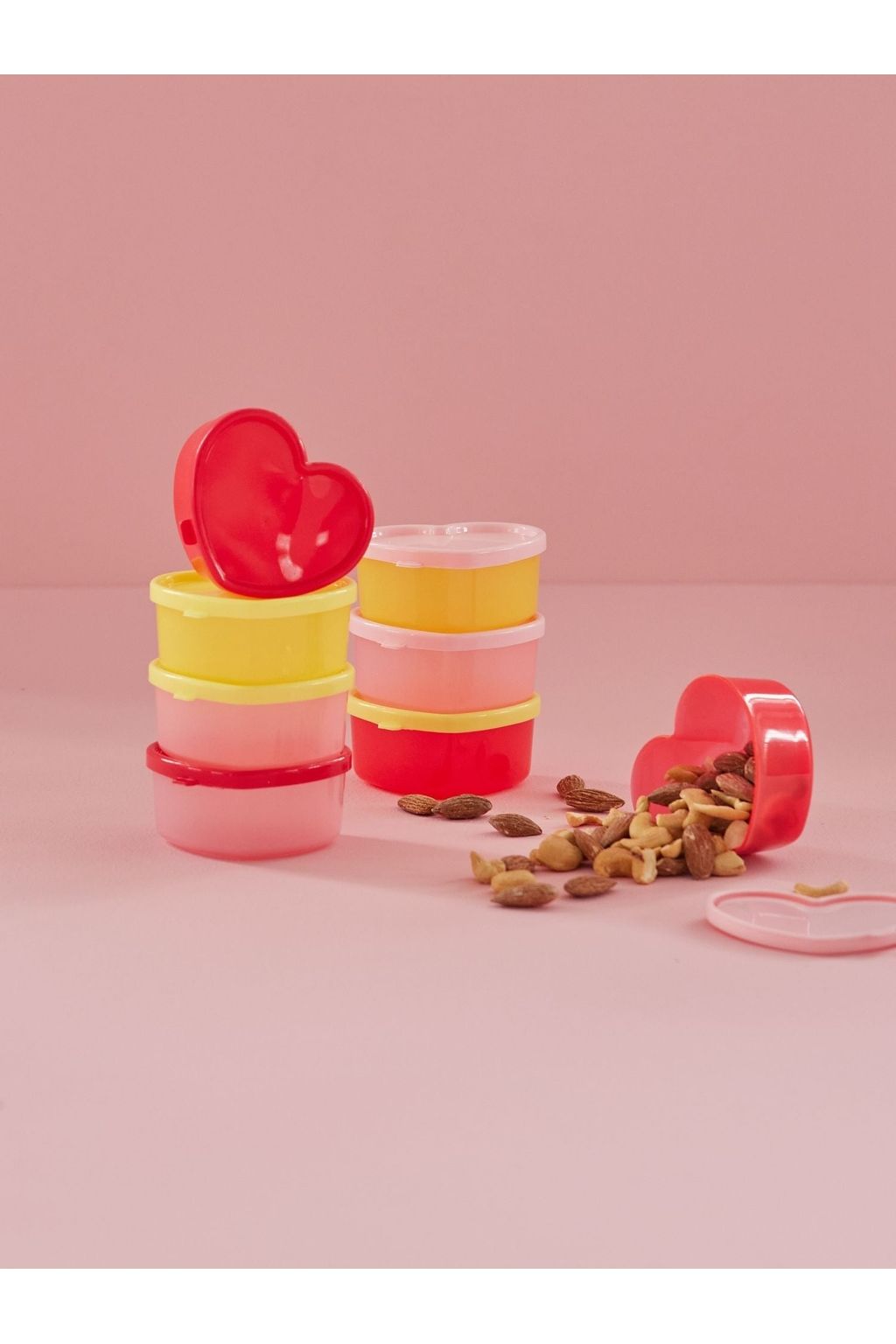 Small Heart Food Boxes - Multicolor van Rice | Kids Conceptstore Le Fanfare