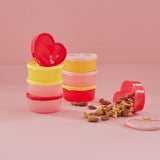 Small Heart Food Boxes - Multicolor van Rice | Kids Conceptstore Le Fanfare