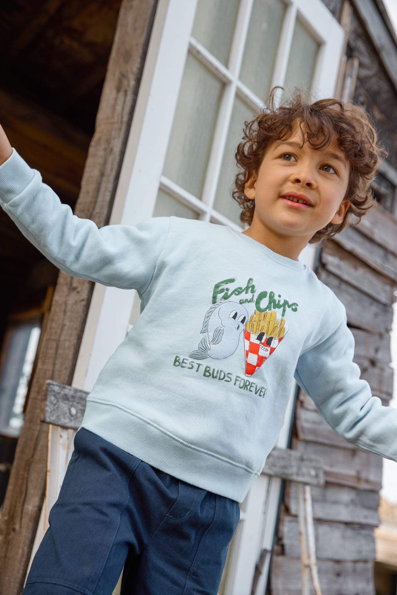 Smile fish - Bleu docker van BONTON | Kids Conceptstore Le Fanfare