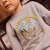 Smile happiest - Gris chine van BONTON | Kids Conceptstore Le Fanfare