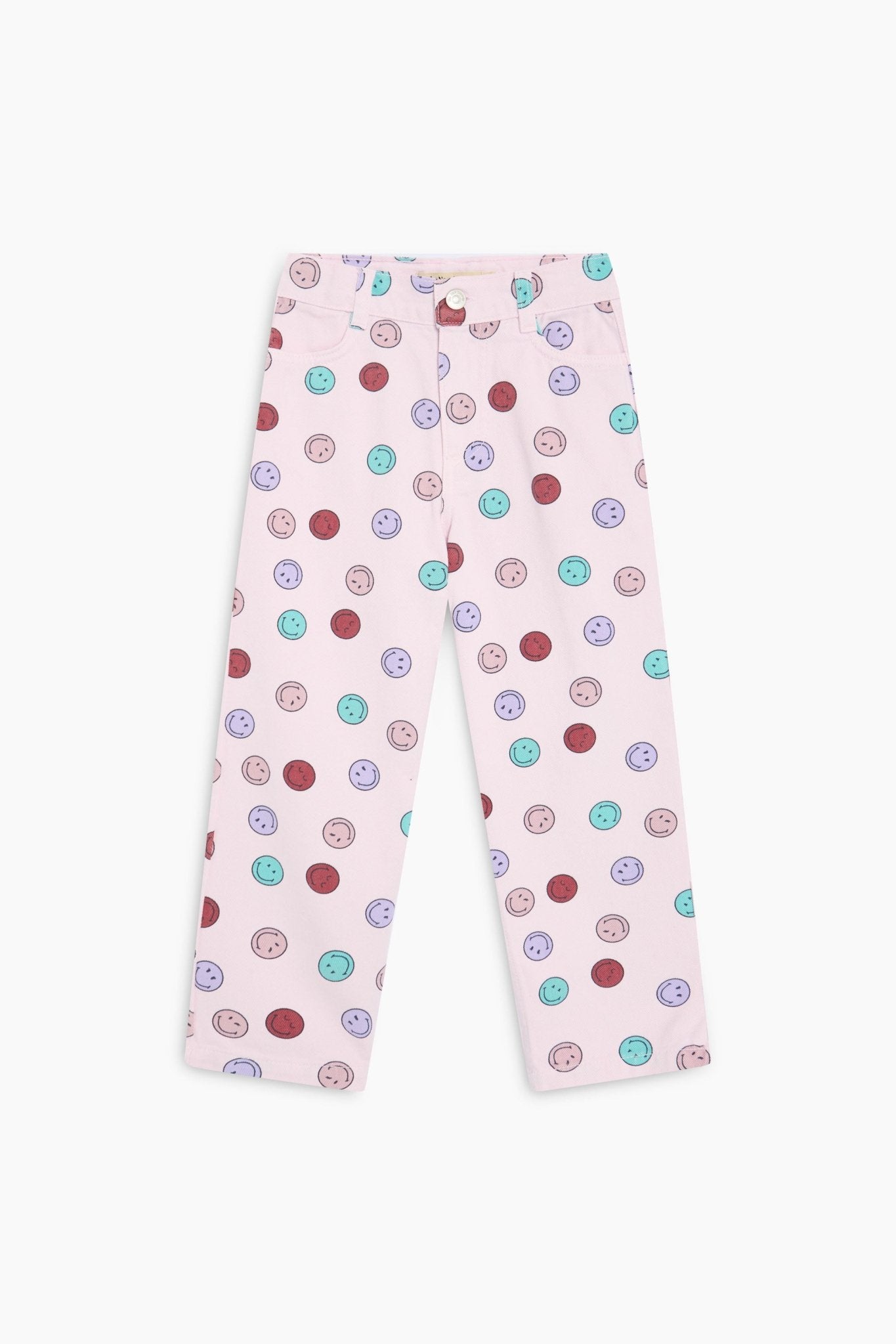 Smiley Denim Trouser van The New Society | Kids Conceptstore Le Fanfare