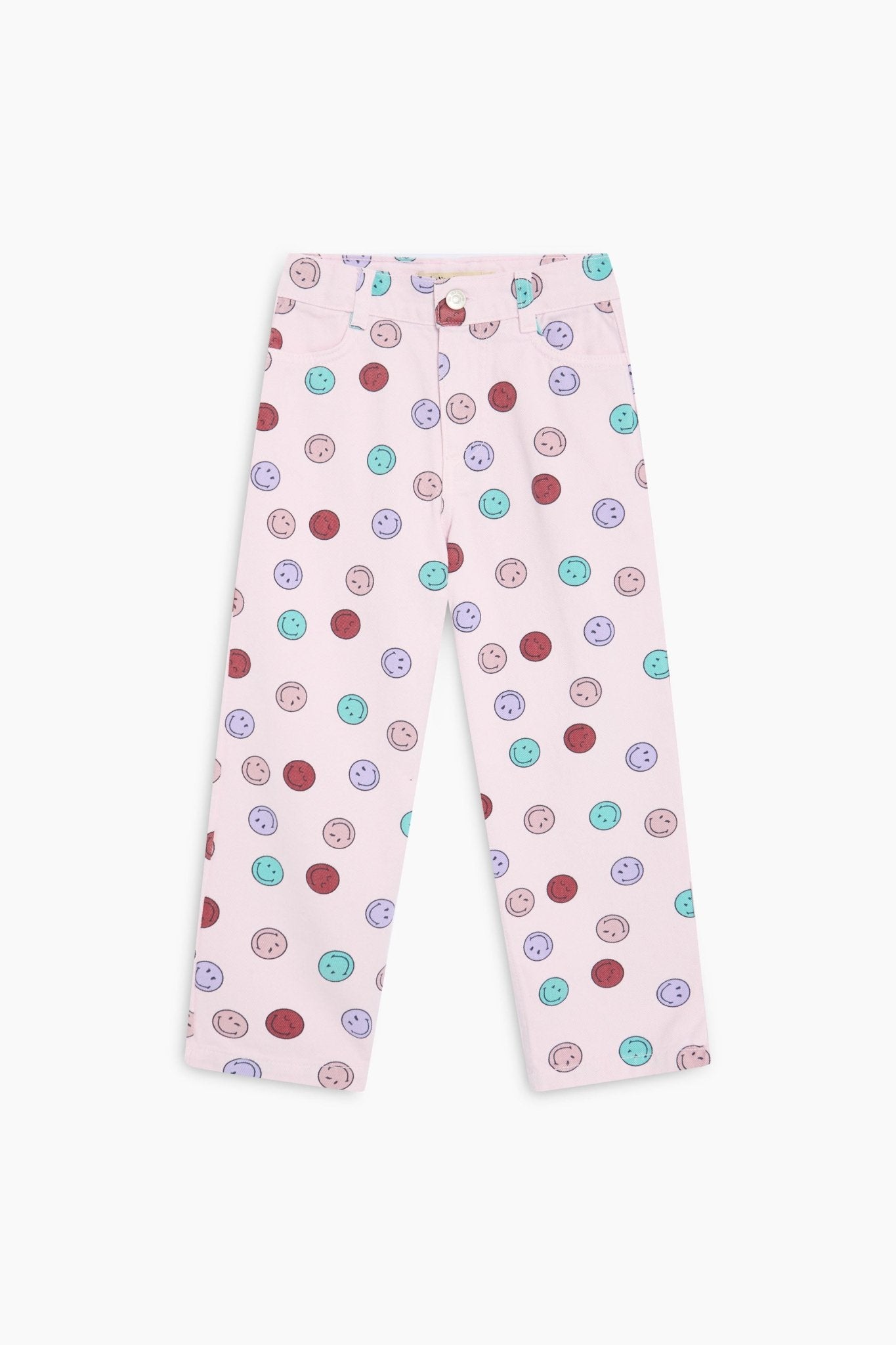 Smiley Denim Trouser van The New Society | Kids Conceptstore Le Fanfare