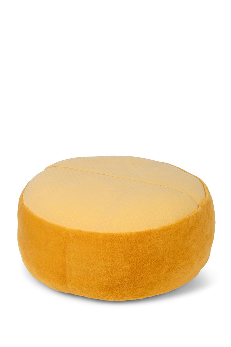 Smiley Fuzzy Pouf - Yellow van BON TON TOYS | Kids Conceptstore Le Fanfare