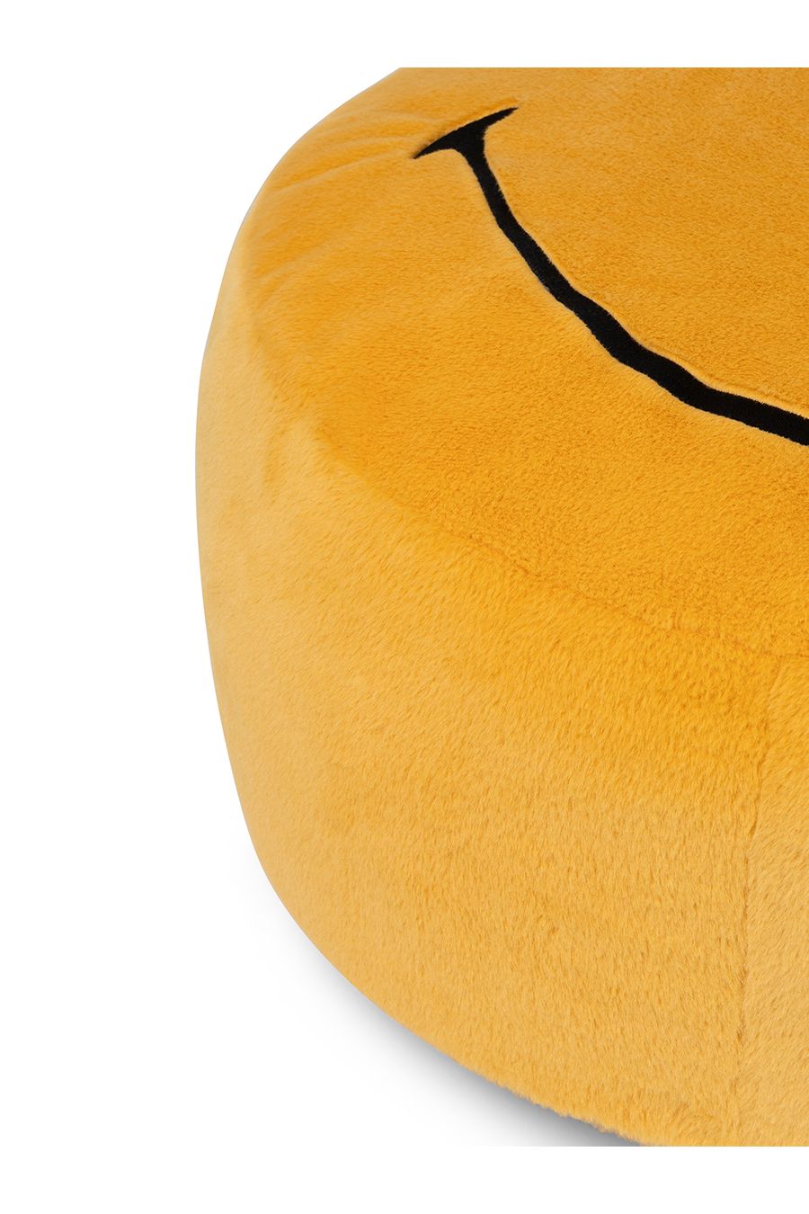 Smiley Fuzzy Pouf - Yellow van BON TON TOYS | Kids Conceptstore Le Fanfare