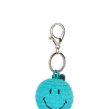 Smiley Keychain ECO Corduroy - Teal van BON TON TOYS | Kids Conceptstore Le Fanfare