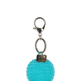 Smiley Keychain ECO Corduroy - Teal van BON TON TOYS | Kids Conceptstore Le Fanfare