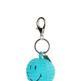Smiley Keychain ECO Corduroy - Teal van BON TON TOYS | Kids Conceptstore Le Fanfare