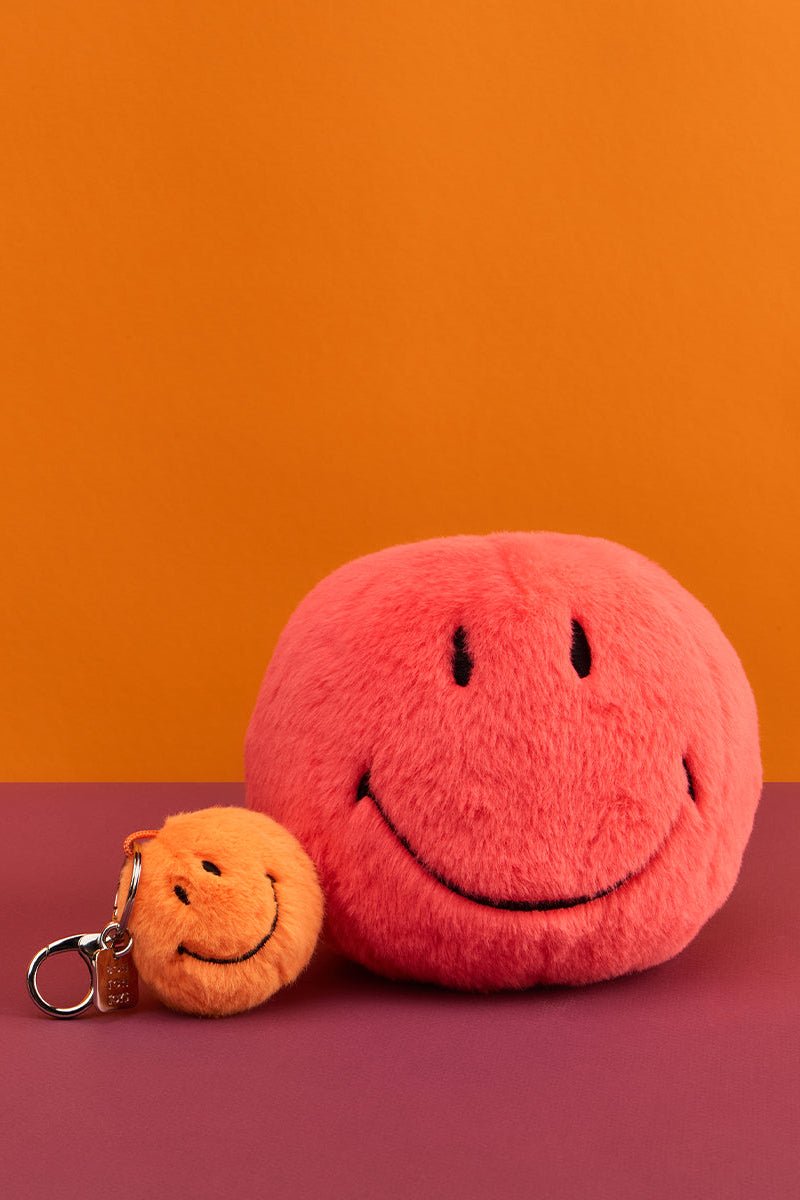 Smiley Keychain ECO Fuzzy - Orange van BON TON TOYS | Kids Conceptstore Le Fanfare