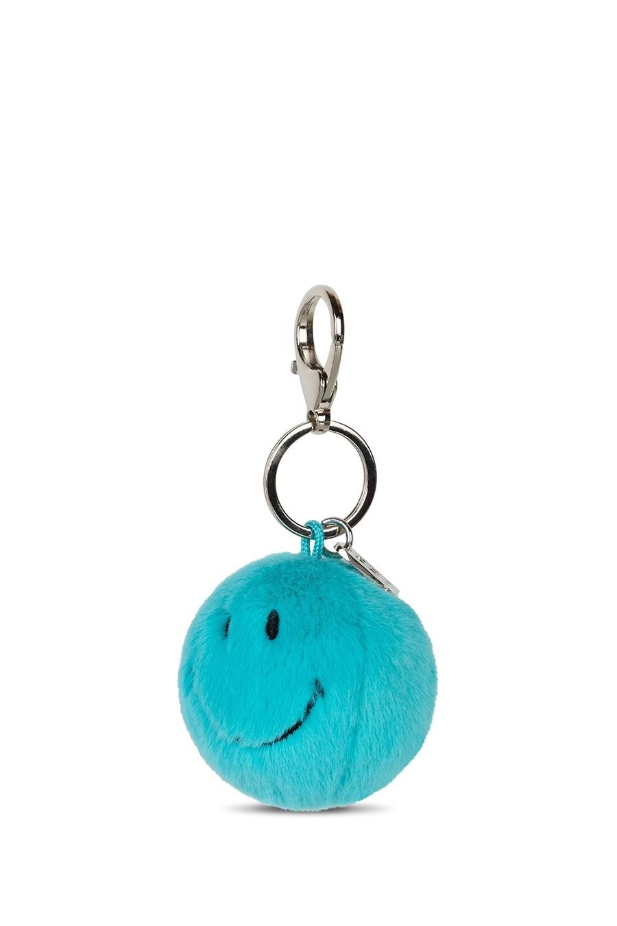 Smiley Keychain ECO Fuzzy - Teal van BON TON TOYS | Kids Conceptstore Le Fanfare