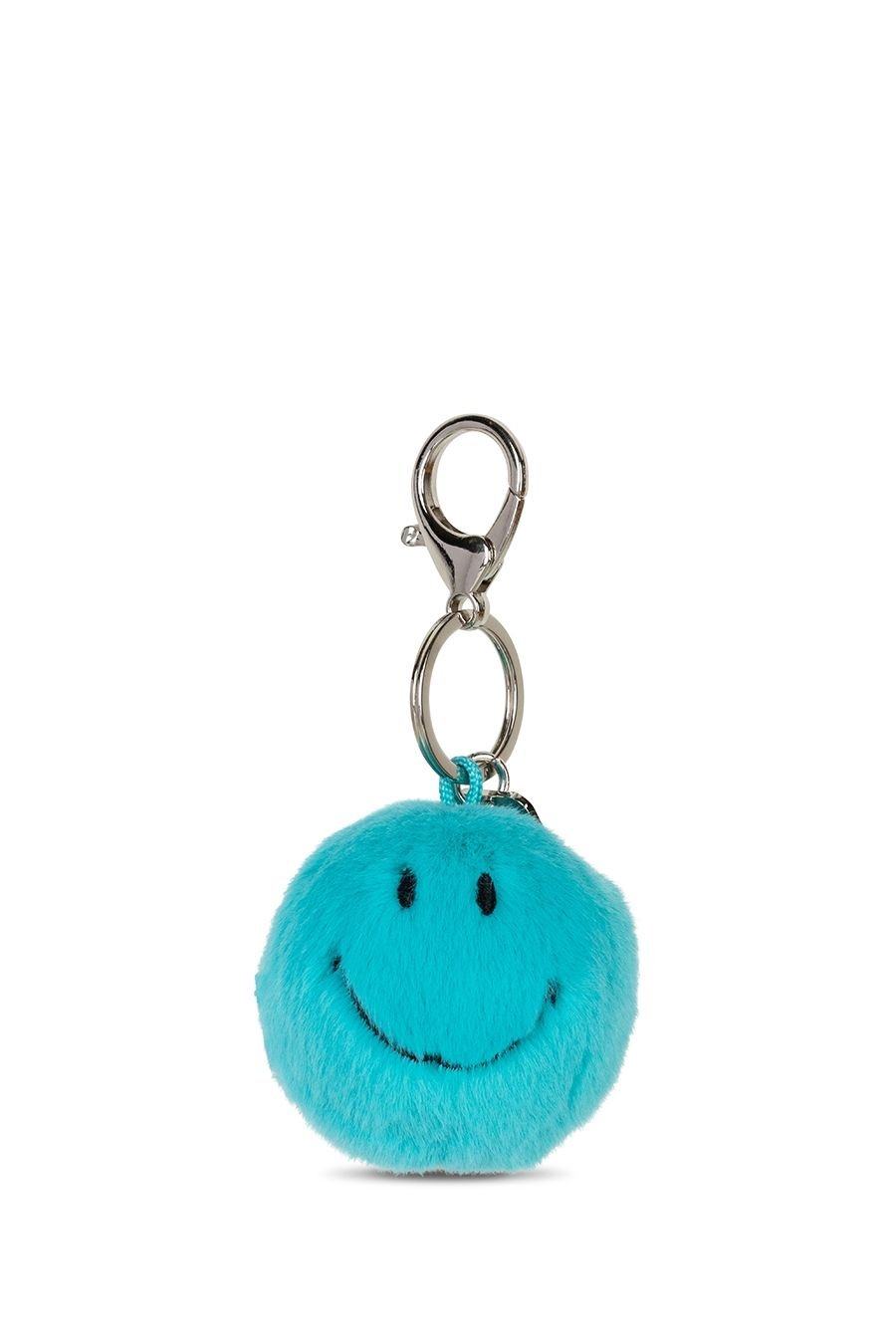 Smiley Keychain ECO Fuzzy - Teal van BON TON TOYS | Kids Conceptstore Le Fanfare