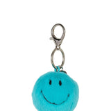 Smiley Keychain ECO Fuzzy - Teal van BON TON TOYS | Kids Conceptstore Le Fanfare