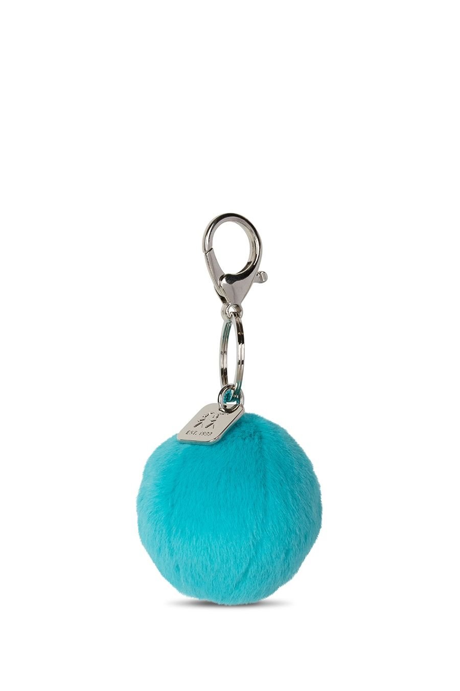 Smiley Keychain ECO Fuzzy - Teal van BON TON TOYS | Kids Conceptstore Le Fanfare