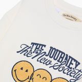 Smiley Sweatshirt Whisper White van The New Society | Kids Conceptstore Le Fanfare