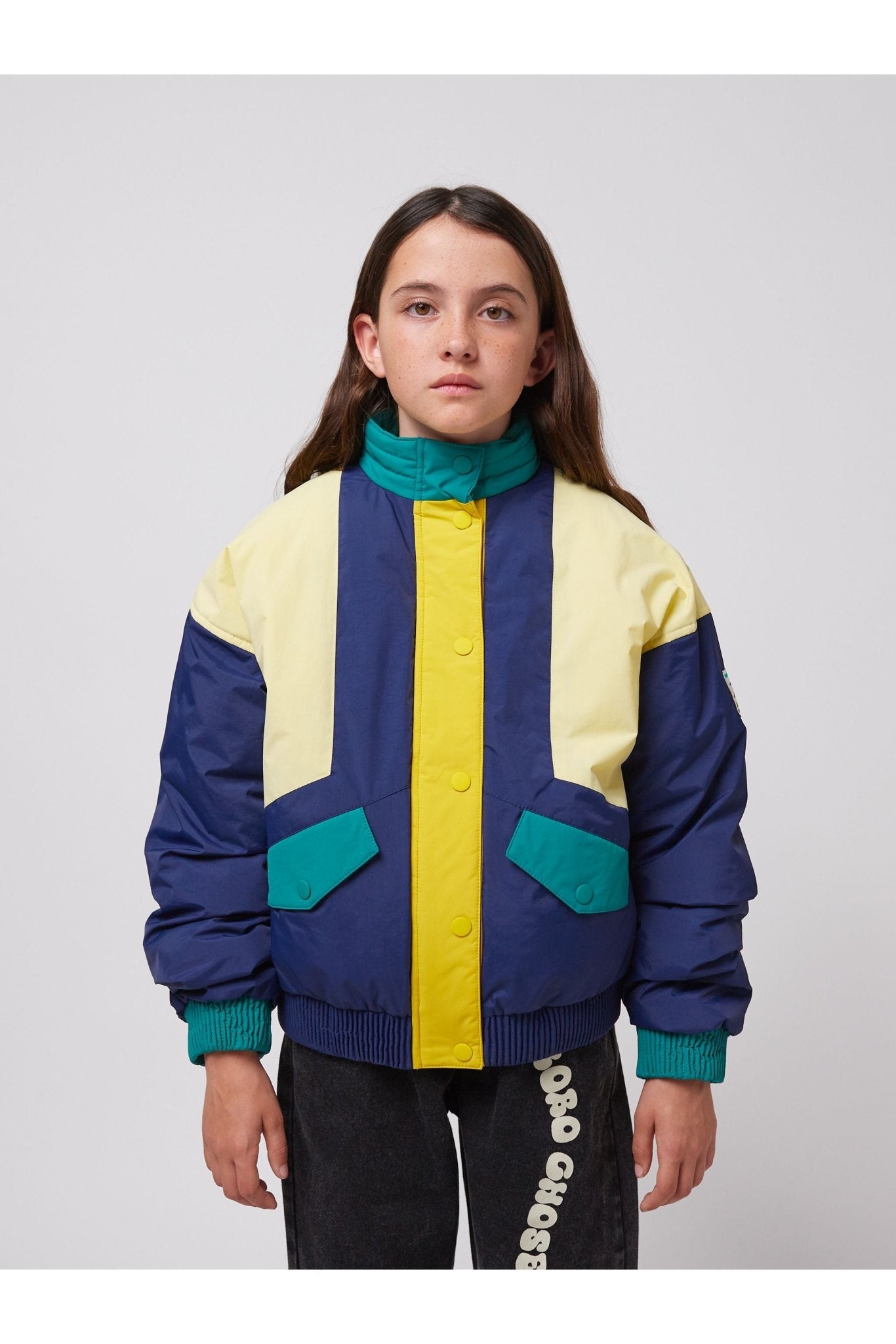 Smiling Color Block Jacket van Bobo Choses | Kids Conceptstore Le Fanfare