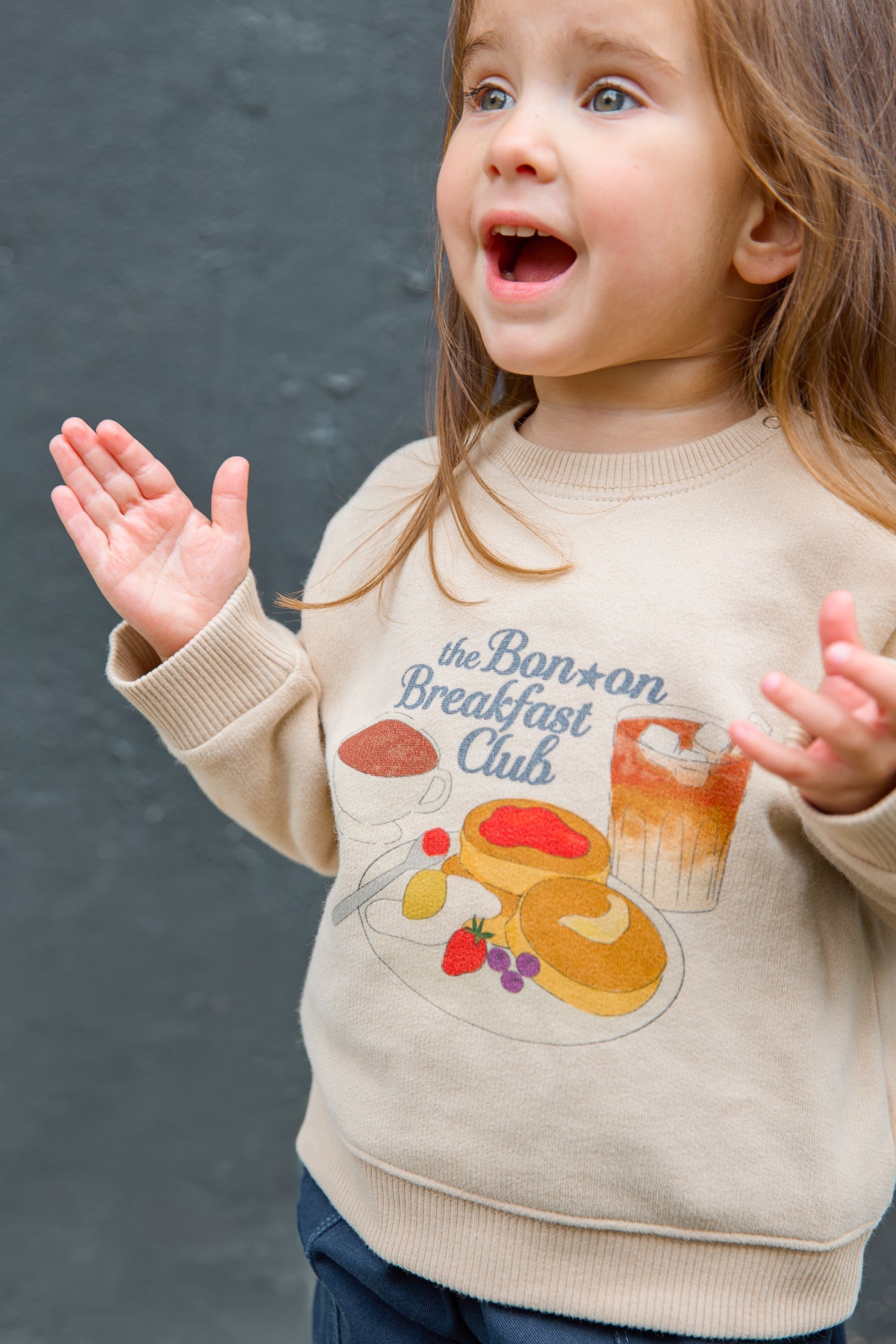 Smily breakfast - Beige corgi van BONTON | Kids Conceptstore Le Fanfare