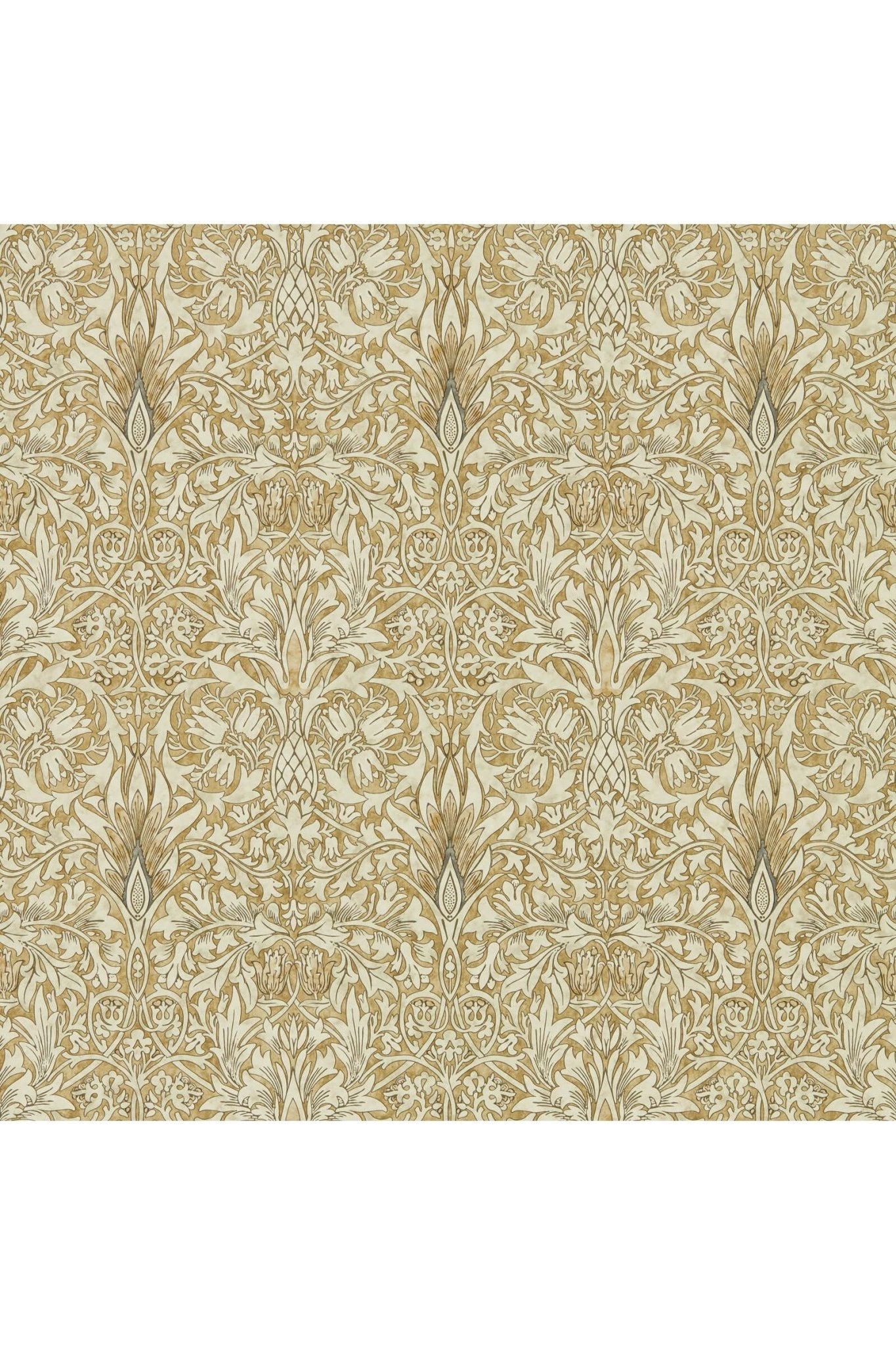 Snakeshead Wallpaper - Gold/Linen van Morris & Co | Kids Conceptstore Le Fanfare