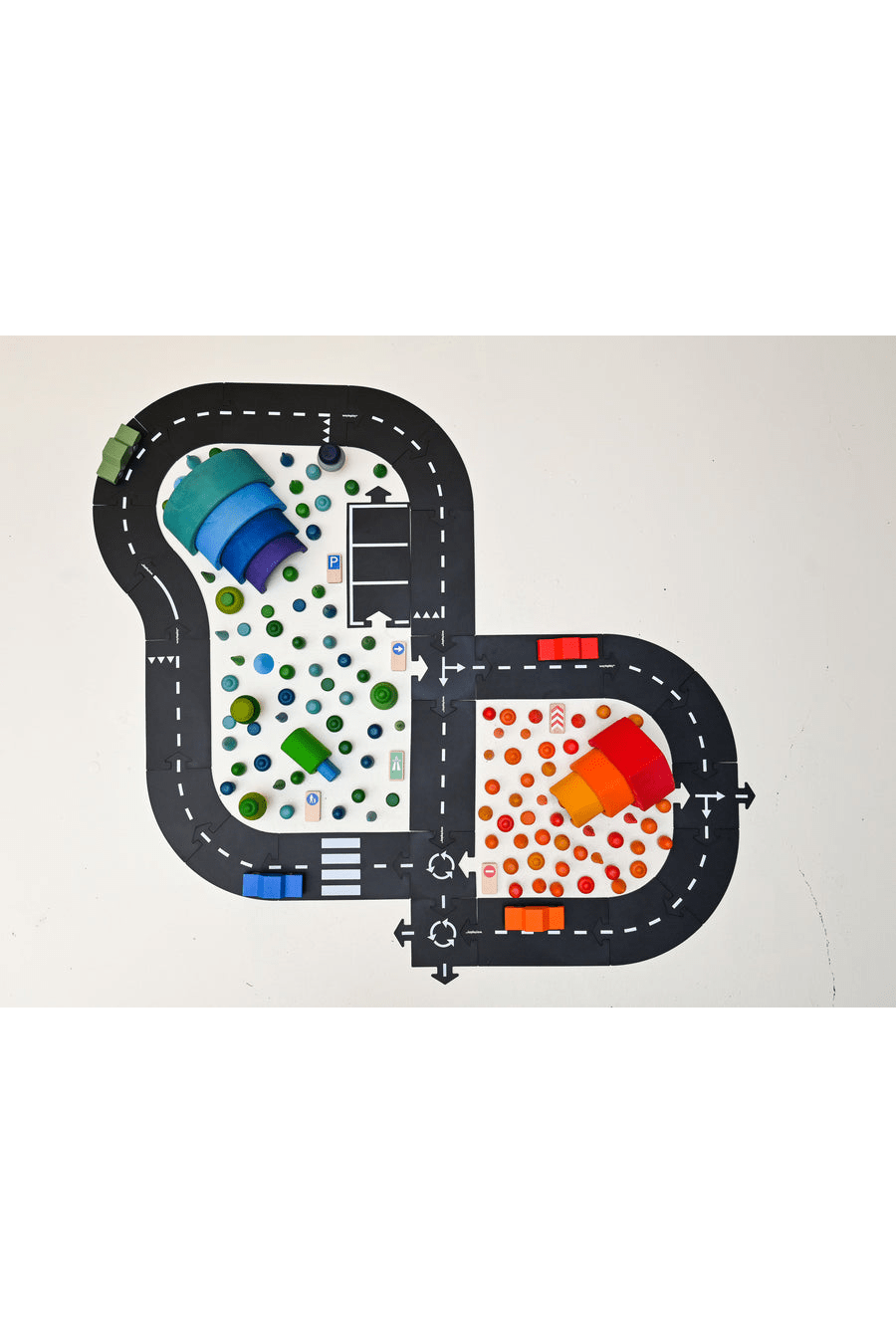 Snelweg 24 stuks van Waytoplay | Kids Conceptstore Le Fanfare